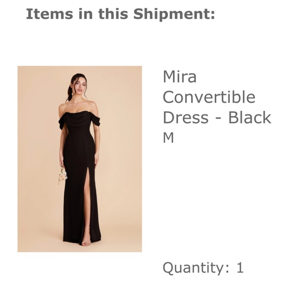 Birdy Grey Dresses & Skirts - Black bridesmaids dress